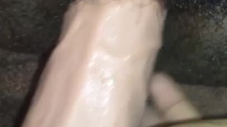 Dildo pussy before bedtime 