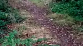 Dared to walk 50 steps away from my clothes in forest