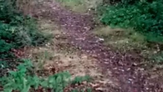 Dared to walk 50 steps away from my clothes in forest