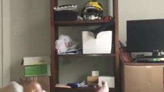 Cumming thick loads into my hands, who wants to lick it up?