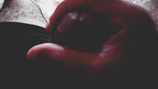 Solo male moaning while edging and jerking off my big dick for you!!