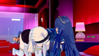 Fire Emblem – Lucina X Corrin 3D Threesome Hentai