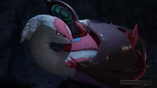 CUTE DRAGON BIRD RAILED BY HORNY BAT [LATIAS x NOIVERN] [CUM EXPLOSION]