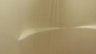 Shower ending with some pussy play