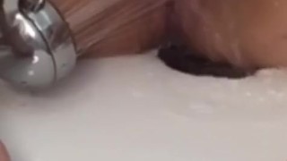 Afternoon shower masterbation. Loud female orgasm. Dirty Talk