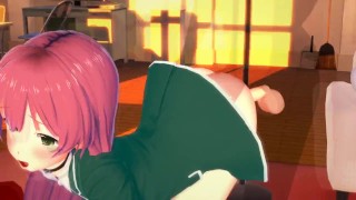 Moka Akashiya (Outer) - Rosario + Vampire - 3D Hentai