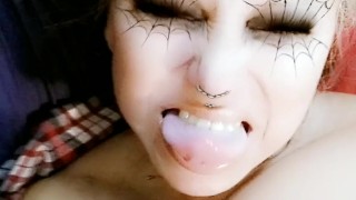 Kittys titties n her webeyes