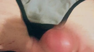 Masturbating with wife panties