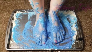 Mistress Toefu Wet and Messy Feet (ASMR)