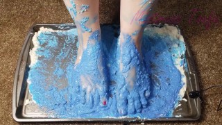 Mistress Toefu Wet and Messy Feet (ASMR)