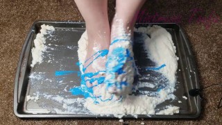 Mistress Toefu Wet and Messy Feet (ASMR)
