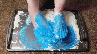 Mistress Toefu Wet and Messy Feet (ASMR)