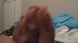 Cumshot jerking off