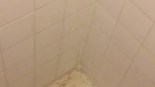 Jacking off this BBC the shower Way 