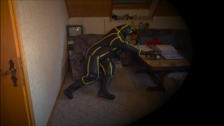 Deflation MD-Latex Cyborg Suit