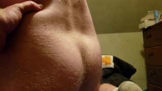 Husband Uses Wife's Dildo in his Ass While Wife isn't Home Pegging Roleplay