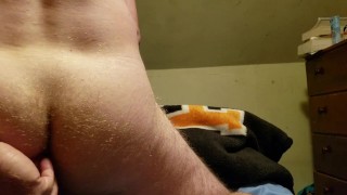 Husband Uses Wife's Dildo in his Ass While Wife isn't Home Pegging Roleplay