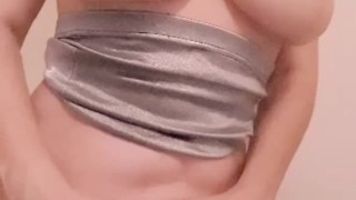 Perfect big tits milf