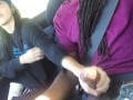lesbian gives friend handjob in car 14/16