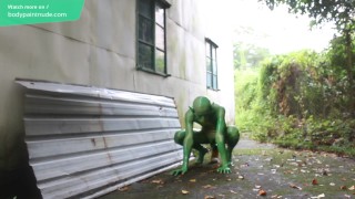 Body Art : Teen Transformed Into A Goblin