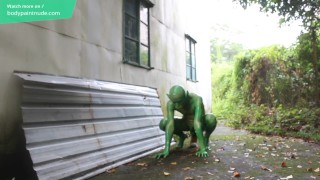 Body Art : Teen Transformed Into A Goblin