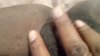 Fat ebony clit