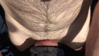 Dirty talking Daddy fills with hot cum as he moans loudly