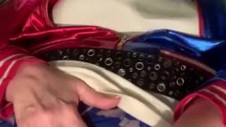 HarleyQuinn rubs clit n uses ass toy to rock music