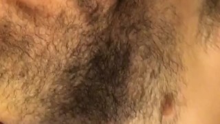 Just showing off my hairy body and hard cock