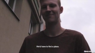  CZECH HUNTER 470 - Straight Handsome Guy Gets Barebacked For Cash