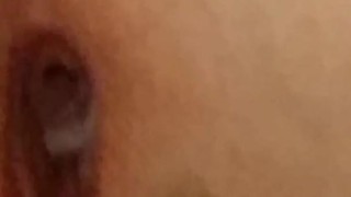 Pussy left with a deep creampie