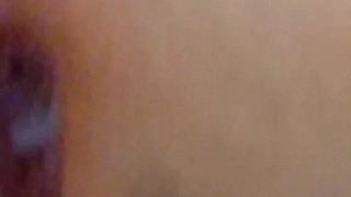 Pussy left with a deep creampie