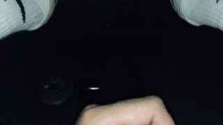 the ROUGHEST HANDJOB ** POUNDING so LOUD **