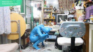 Body Painting : I am a homemade cute Veemon