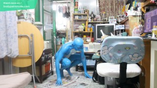 Body Painting : I am a homemade cute Veemon