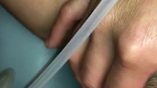Quick pussy rub!