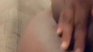 Thick Young Ebony Plays With Ass and Moans Sweetly 