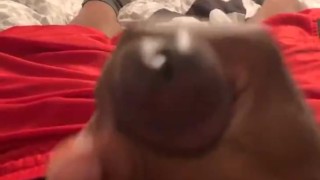 Rubbing one out real quick