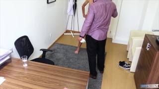  DIRTY SCOUT 206 - Twink With Striped Shirt Has To Get Dirty To Earn The Job