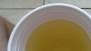 First Time Drinking Piss