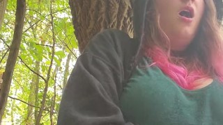 Play time in the woods
