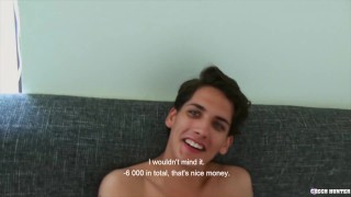  CZECH HUNTER 471 - Wavy Haired Jock Gets His Tight Ass Drilled Raw In POV