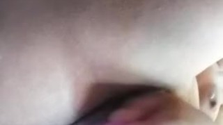 Touching on my juicy pussy