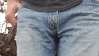 Piss desperation at the park. Barely got the camera set up.