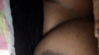 Big ass Ebony nipple play