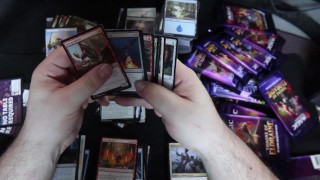 Large Australian Man Consumes Entire MTG Eldraine Booster Box