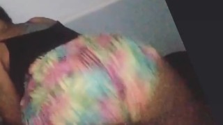 Short Thick Girl Twerks In Shorts