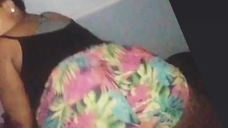 Short Thick Girl Twerks In Shorts