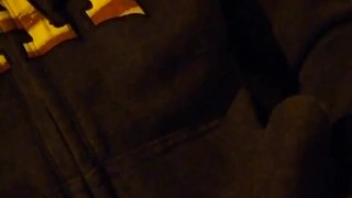 Jerking Off My Big Uncut Cock Outdoors With People Passing By. Public Cum.