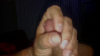 Big Dick cumshot watching porn